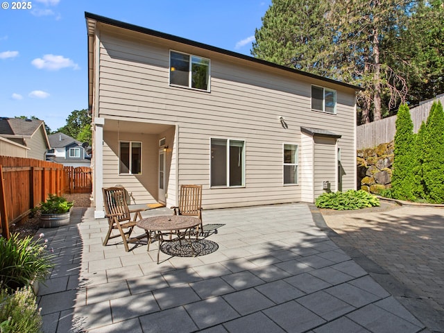 5417 N St, Washougal, WA 98671 - rear view of property featuring a patio area and a fenced backyard