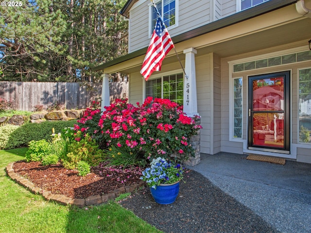 5417 N St, Washougal, WA 98671 - property entrance featuring a porch