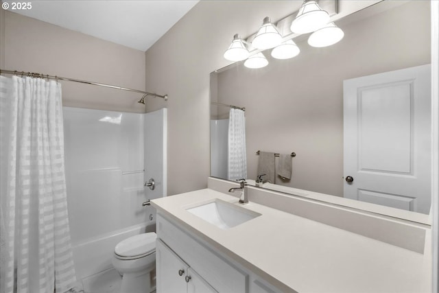 711 NW 94th Ter, Portland, OR 97229 - bathroom with vanity and shower / bath combo with shower curtain