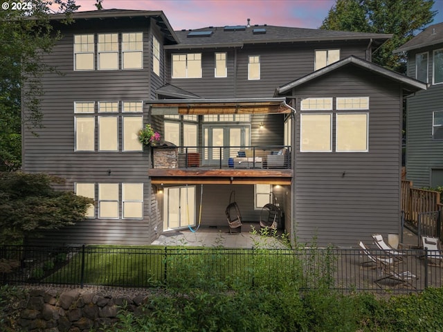 711 NW 94th Ter, Portland, OR 97229 - back of house featuring a patio and a fenced backyard