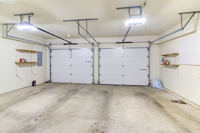 15917 NE Union Rd, Ridgefield, WA 98642 - garage featuring electric panel and a garage door opener