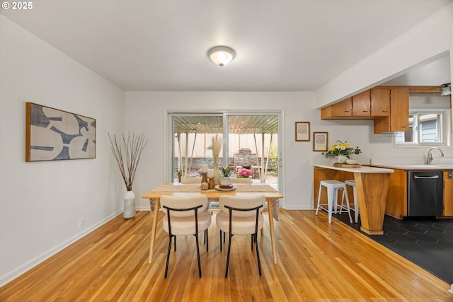 12405 SW Faircrest St, Portland, OR 97225 - dining space featuring healthy amount of natural light and wood finished floors