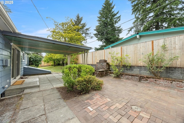 12405 SW Faircrest St, Portland, OR 97225 - fenced backyard featuring a patio