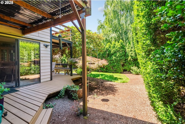 4825 SE 33rd Ave, Portland, OR 97202 - view of yard with a pergola
