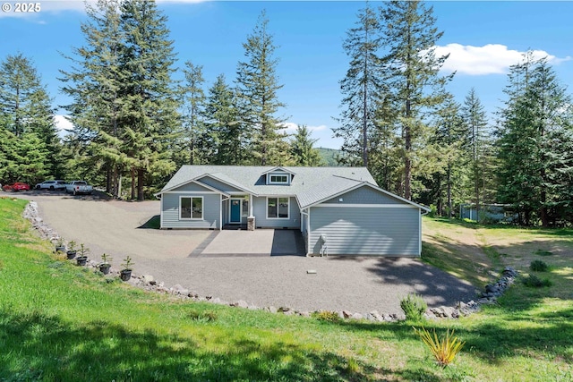 69857 Stage Rd, North Bend, OR 97459 - view of front facade with gravel driveway