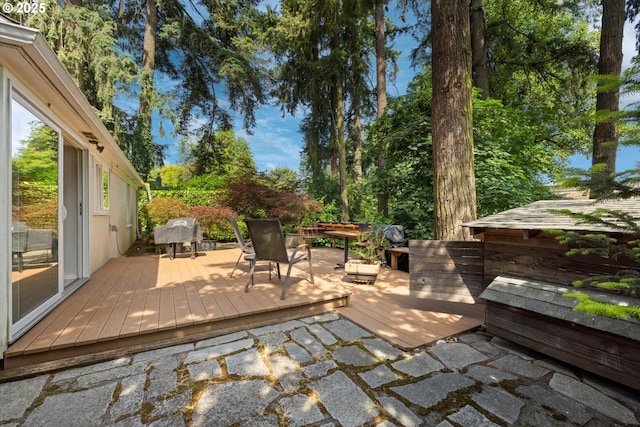 1725 Southshore Blvd, Lake Oswego, OR 97034 - view of patio with a deck