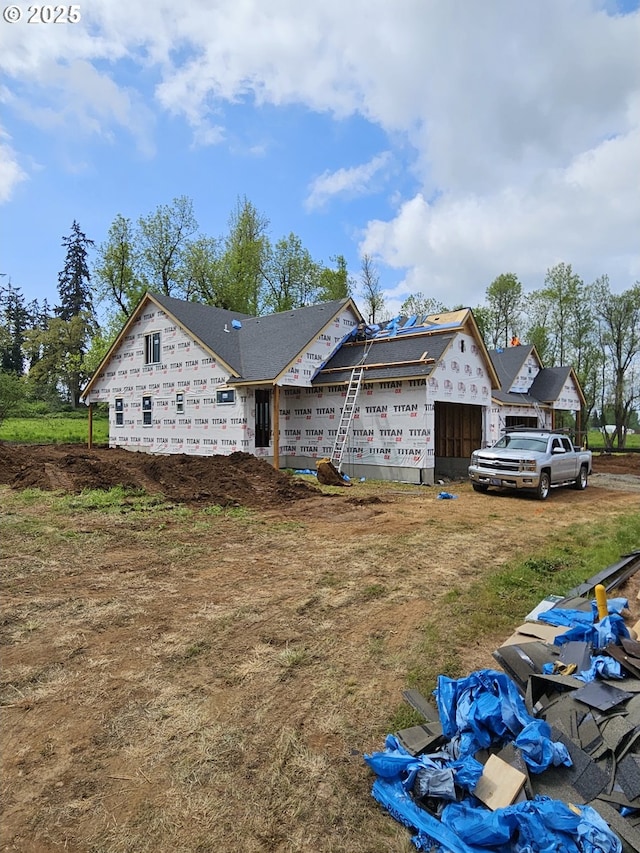 view of property in mid-construction