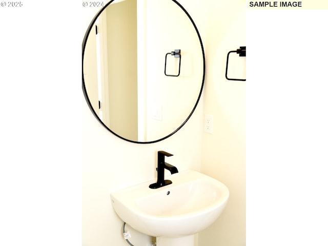 bathroom with a sink