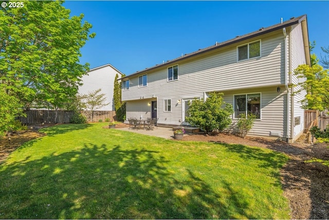1224 Alyssum Ave, Forest Grove, OR 97116 - back of house featuring a patio area, a yard, and a fenced backyard