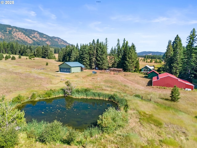 62242 Tamarack Springs Ln, Summerville, OR 97876 - overview of rural landscape featuring a water and mountain view