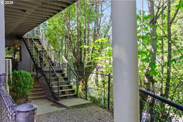 2975 SW Canterbury Ln, Portland, OR 97205 - view of side of property featuring stairs