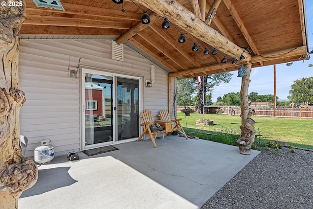 view of patio