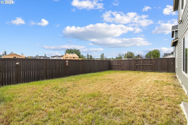 view of yard