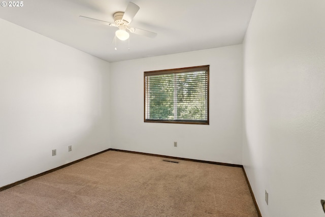 18735 NE Wasco Ct, Portland, OR 97230 - carpeted empty room featuring baseboards and ceiling fan
