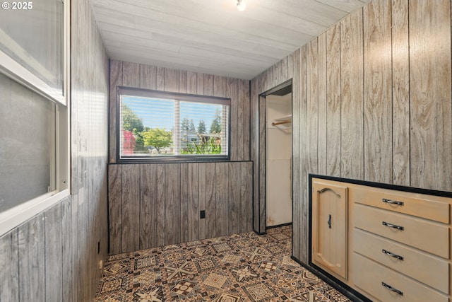 18735 NE Wasco Ct, Portland, OR 97230 - unfurnished bedroom with wood walls