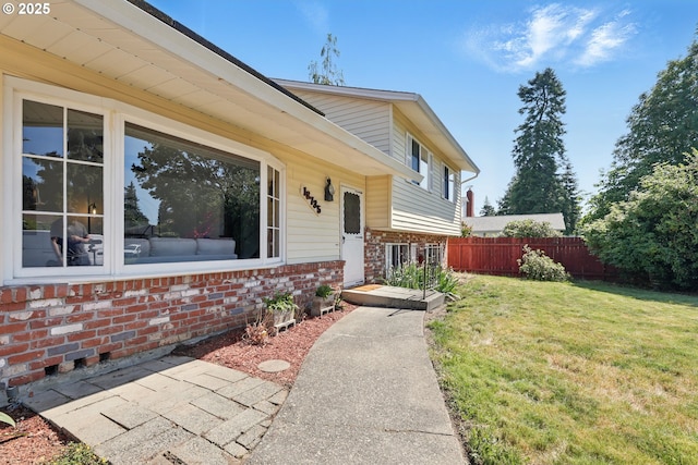 18735 NE Wasco Ct, Portland, OR 97230 - view of exterior entry with brick siding