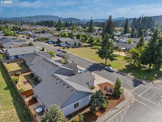 1894 S 8th St, Cottage Grove, OR 97424 - aerial view of residential area with a mountainous background