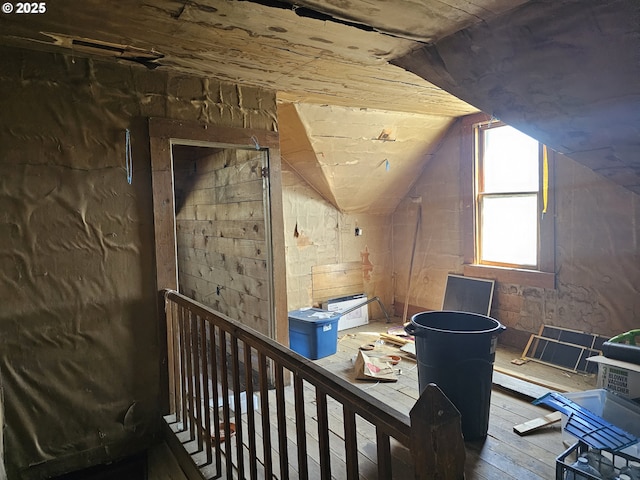 54901 Willow St, Heppner, OR 97836 - bonus room with lofted ceiling, hardwood / wood-style floors, and wood ceiling