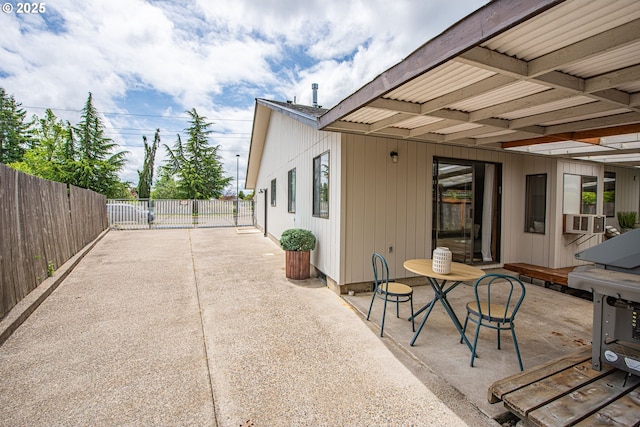 3308 Honeywood St, Eugene, OR 97408 - view of patio / terrace with cooling unit and a gate