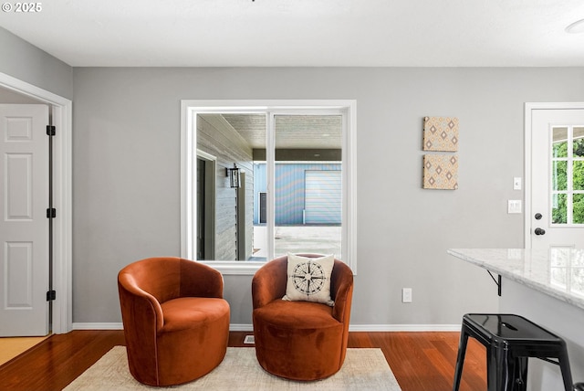 4782 Lowell Ave, Keizer, OR 97303 - sitting room featuring wood finished floors and baseboards