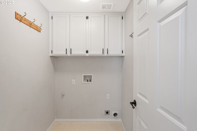 4782 Lowell Ave, Keizer, OR 97303 - washroom featuring washer hookup, hookup for an electric dryer, cabinet space, and hookup for a gas dryer
