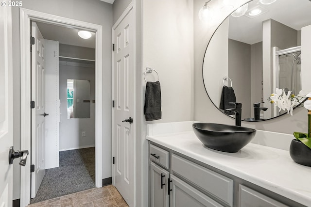 4782 Lowell Ave, Keizer, OR 97303 - bathroom with vanity and baseboards