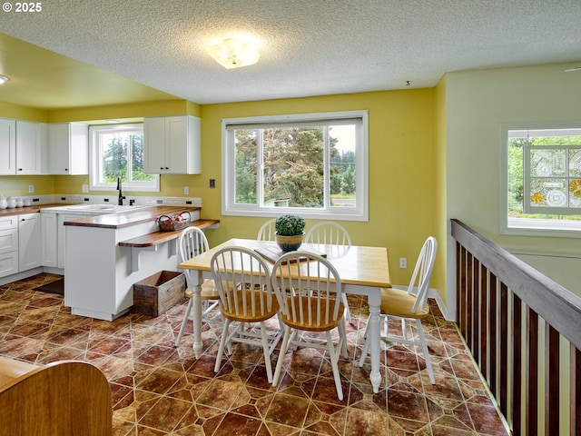 13601 S Union Hall Rd, Canby, OR 97013 - dining room featuring a textured ceiling and baseboards