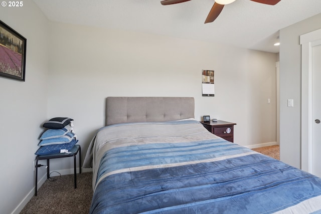 219 W Christy Ct, Yacolt, WA 98675 - carpeted bedroom featuring baseboards and ceiling fan