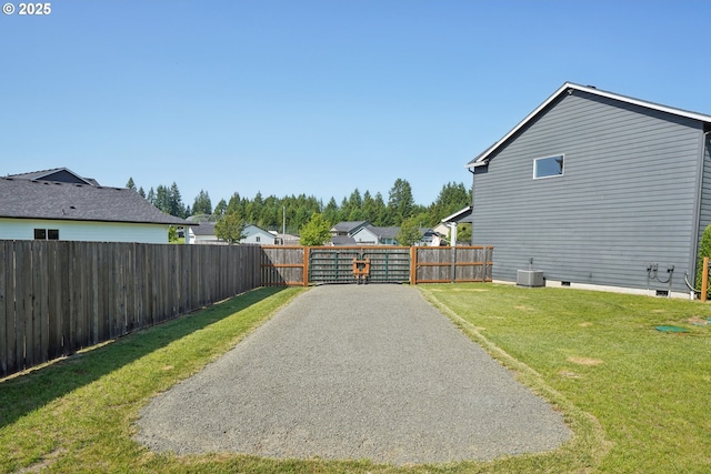 219 W Christy Ct, Yacolt, WA 98675 - view of yard with a gate and cooling unit