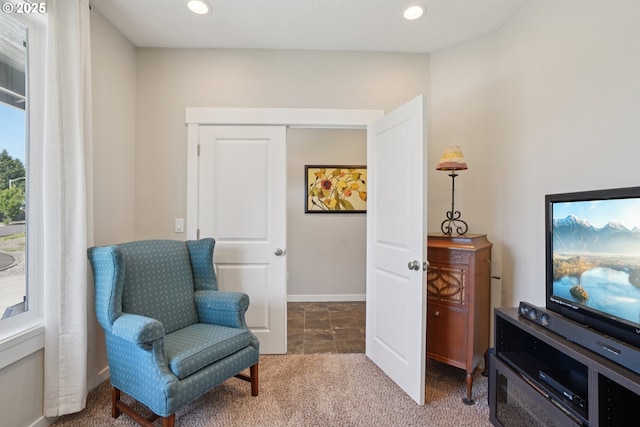 219 W Christy Ct, Yacolt, WA 98675 - sitting room with carpet and recessed lighting