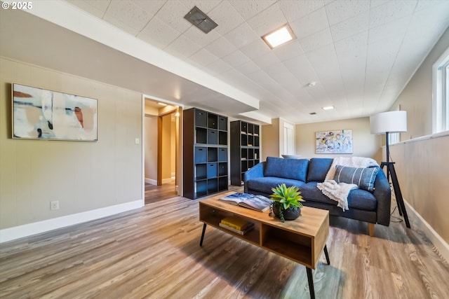 7323 SW Nevada Ter, Portland, OR 97219 - living room with wood finished floors