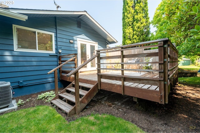 7323 SW Nevada Ter, Portland, OR 97219 - deck with french doors