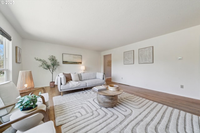 7323 SW Nevada Ter, Portland, OR 97219 - living room with wood finished floors and baseboards