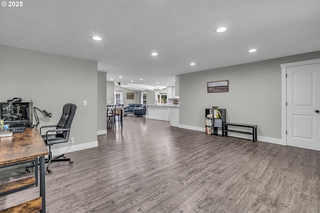 1388 Hillendale Dr, Salem, OR 97302 - office featuring recessed lighting and wood finished floors