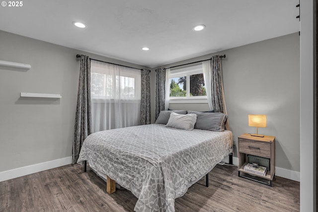 1388 Hillendale Dr, Salem, OR 97302 - bedroom with wood finished floors and recessed lighting