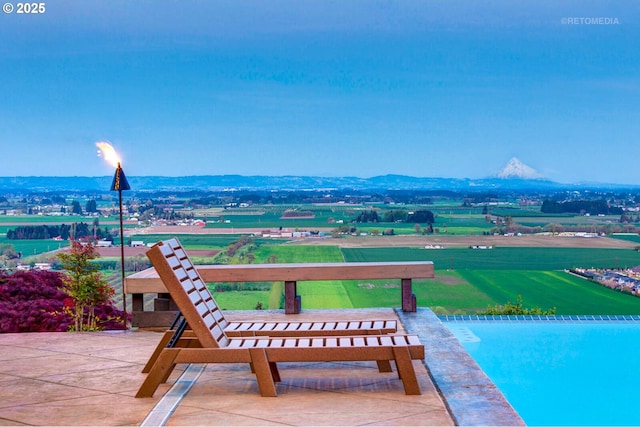 45585 NW David Hill Rd, Forest Grove, OR 97116 - view of patio featuring a swimming pool and outdoor dining space