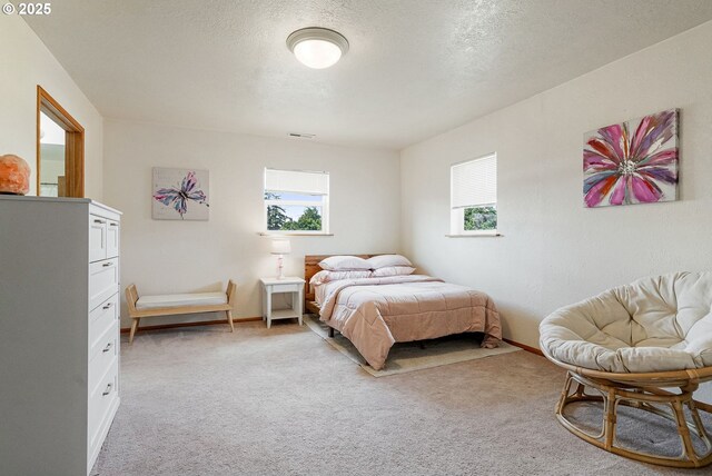 2395 88th Ave NE, Salem, OR 97305 - bedroom featuring light colored carpet and a textured ceiling