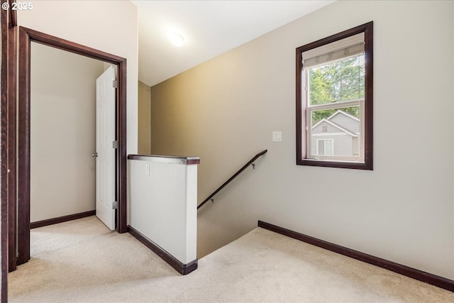 810 E 9th St Unit E18, Newberg, OR 97132 - stairway with carpet floors and baseboards
