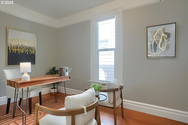 3324 SE Salmon St, Portland, OR 97214 - office space featuring baseboards and wood finished floors