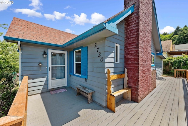 2720 Bowman Rd, Reedsport, OR 97467 - view of wooden deck