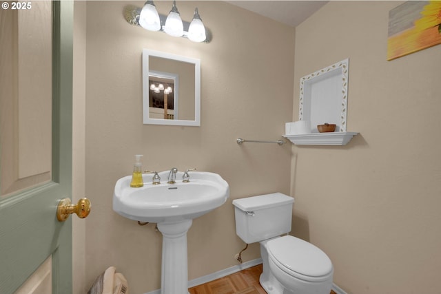768 Brookside Dr, Eugene, OR 97405 - bathroom with toilet and baseboards