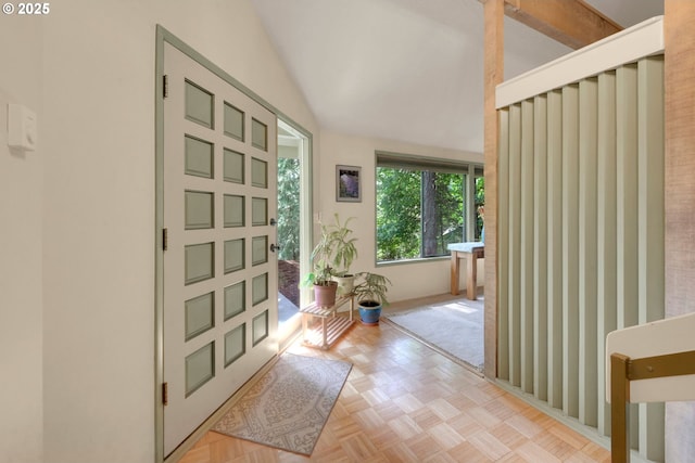 768 Brookside Dr, Eugene, OR 97405 - entrance foyer featuring vaulted ceiling
