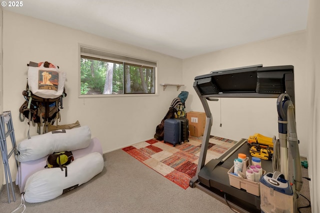768 Brookside Dr, Eugene, OR 97405 - workout area with carpet