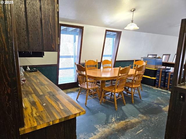 view of dining area