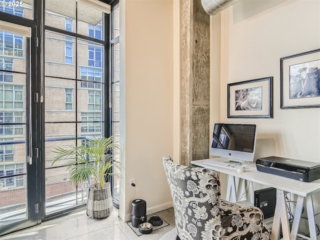 1030 NW 12th Ave Unit 410, Portland, OR 97209 - office area with baseboards