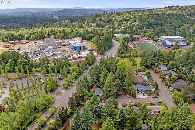 13980 Shireva Ct, Lake Oswego, OR 97034 - aerial view of property and surrounding area with a heavily wooded area