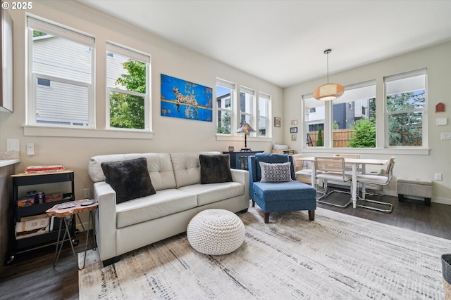 116 NE 109th Ave Unit A5, Portland, OR 97220 - living area with wood finished floors and plenty of natural light