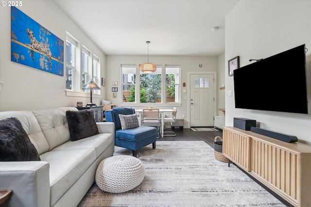 116 NE 109th Ave Unit A5, Portland, OR 97220 - living area featuring wood finished floors