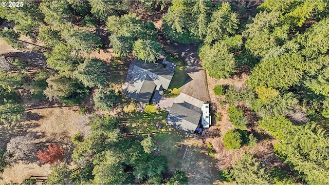 view from above of property