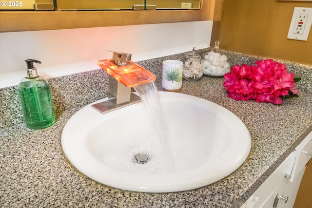 bathroom view of vanity